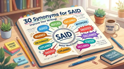 synonyms for said