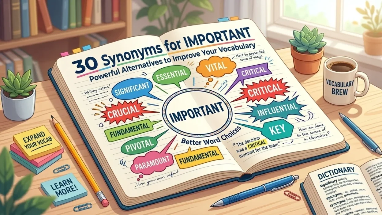 synonyms for important