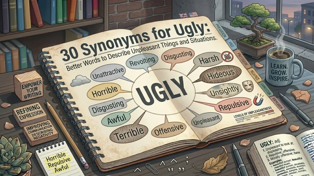 synonyms for ugly