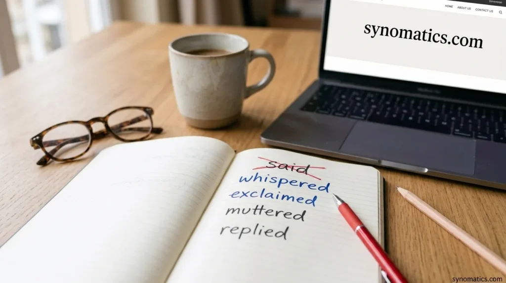 How to Choose the Right Synonym for Said