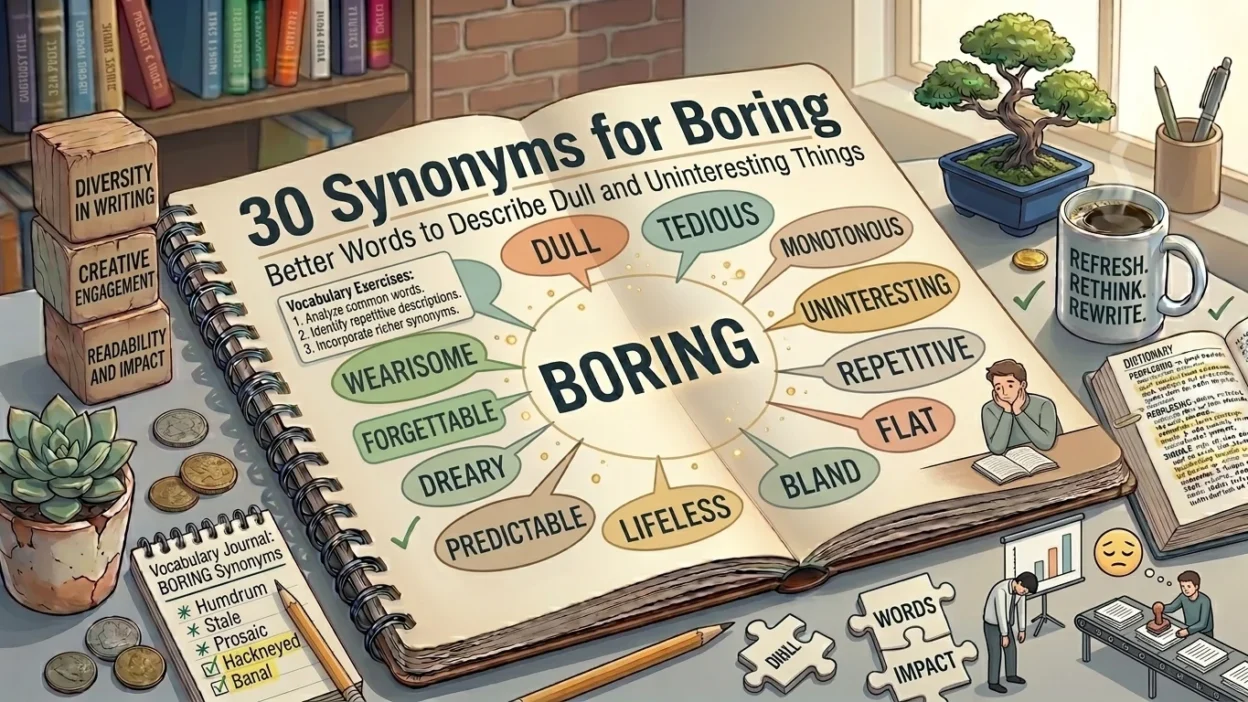 synonyms for boring