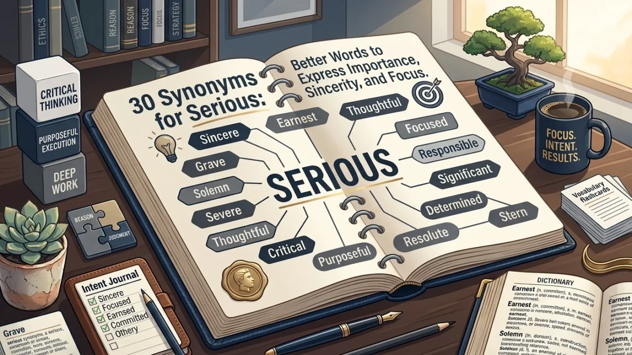 synonyms for serious
