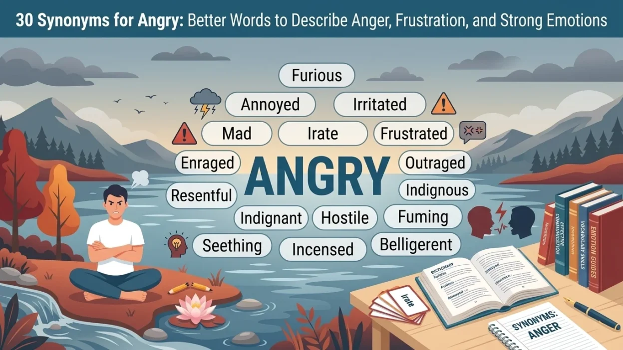 synonyms for angry