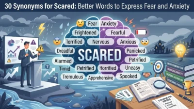 synonyms for scared