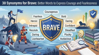 synonyms for brave