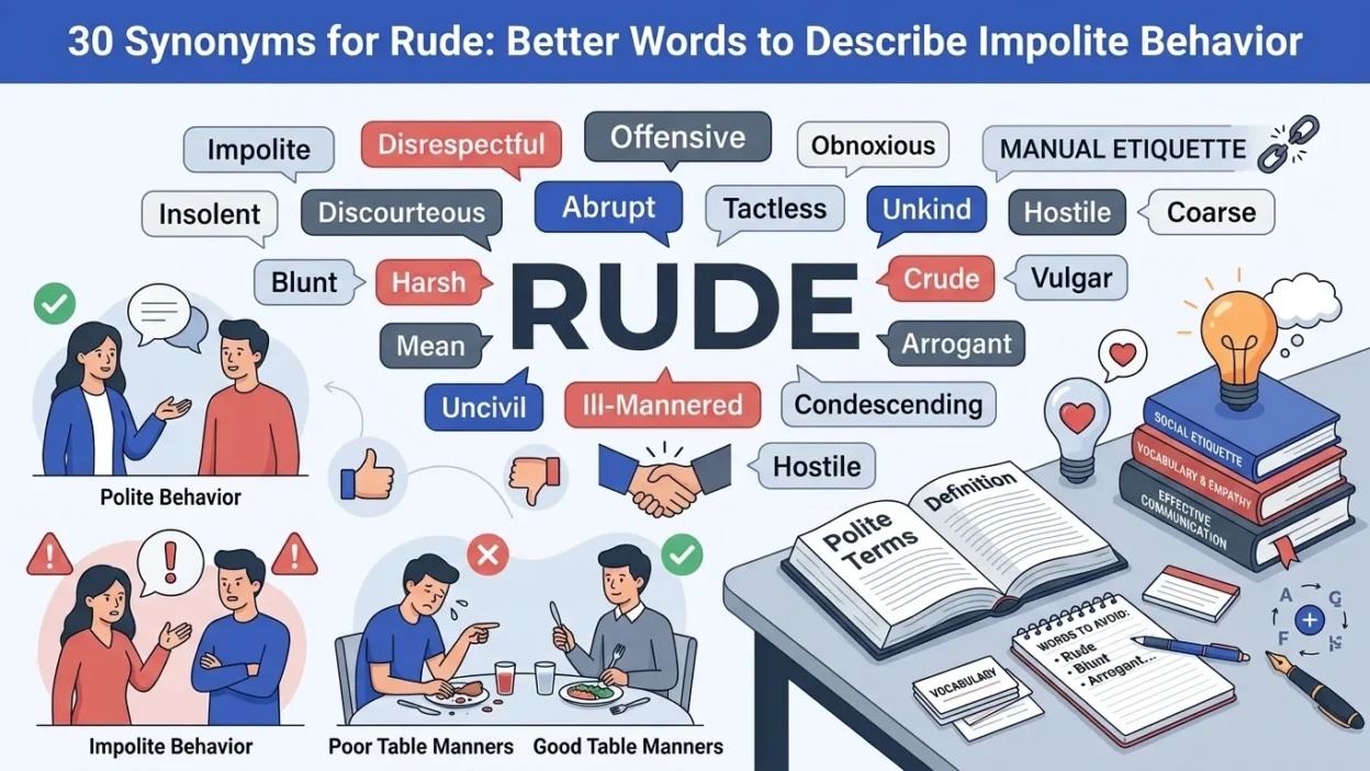 synonyms for rude