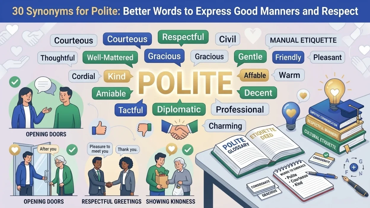 synonyms for polite