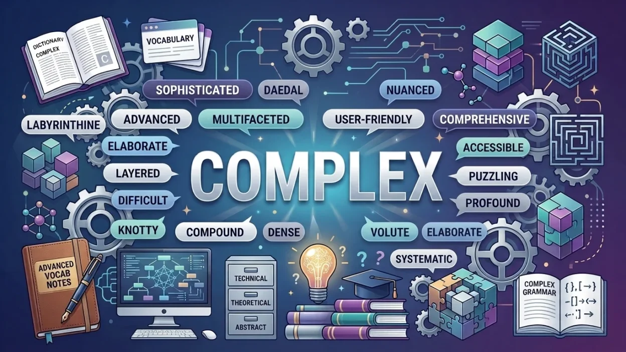 synonyms for complex