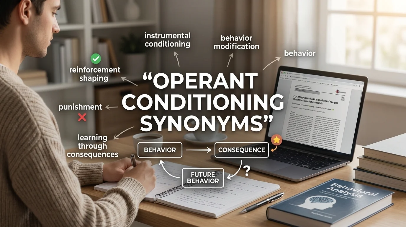 30 Operant Conditioning Synonyms: Simple Alternatives and Related Terms