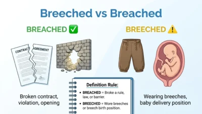 breeched vs breached