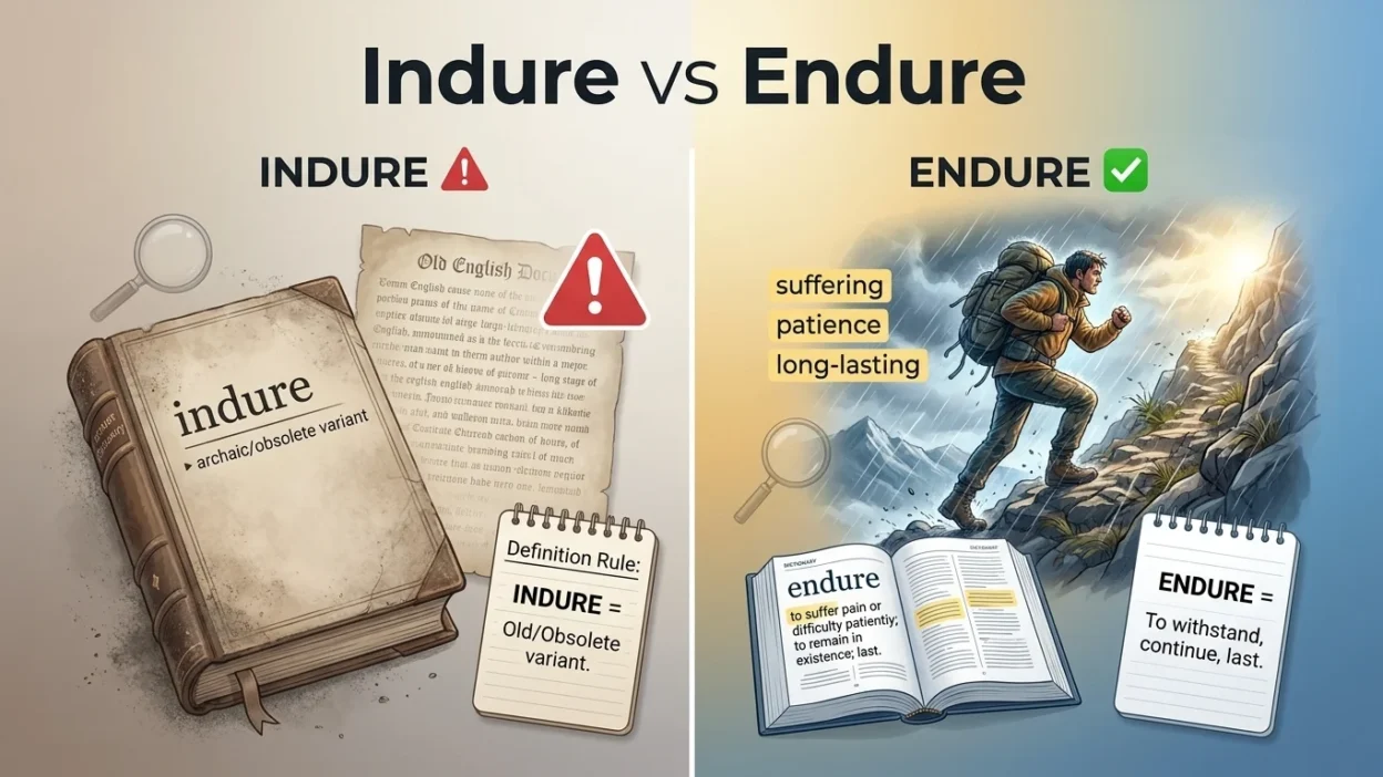indure vs endure