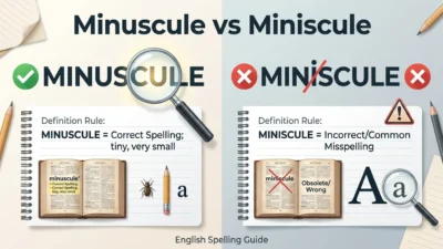 minuscule vs miniscule