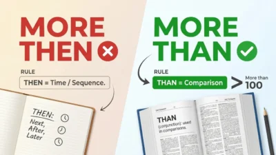 more then vs more than
