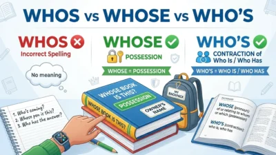 whos vs whose