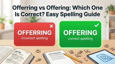 offerring vs offering