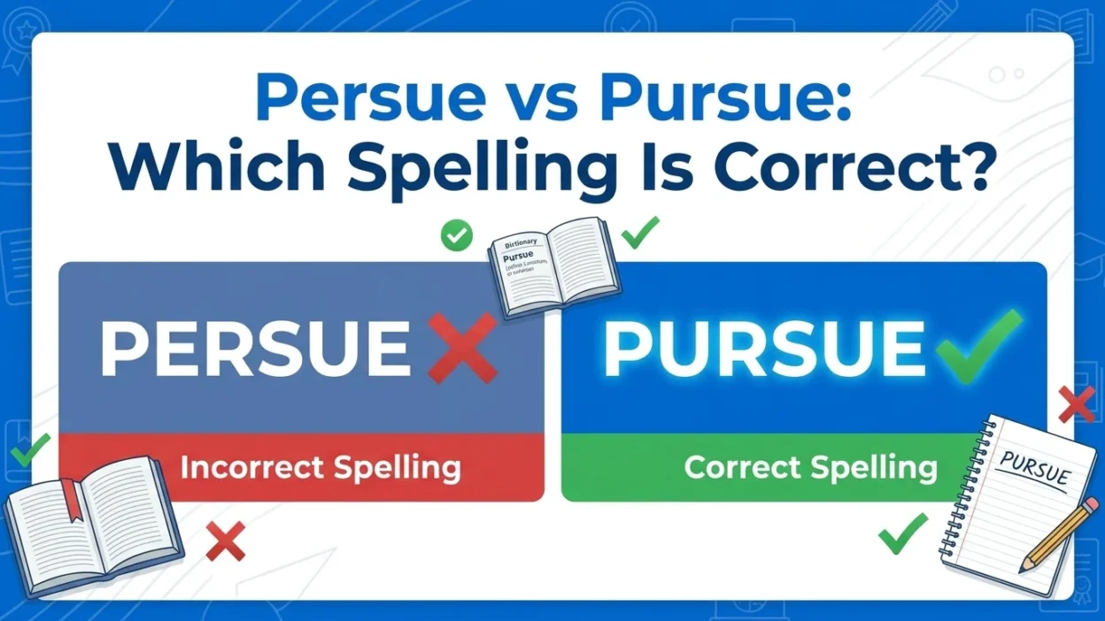 persue vs pursue