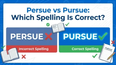 persue vs pursue