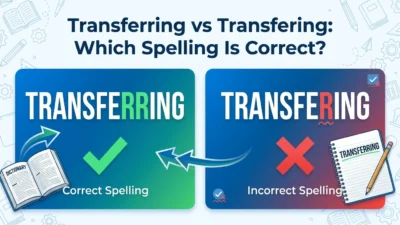 transferring vs transfering