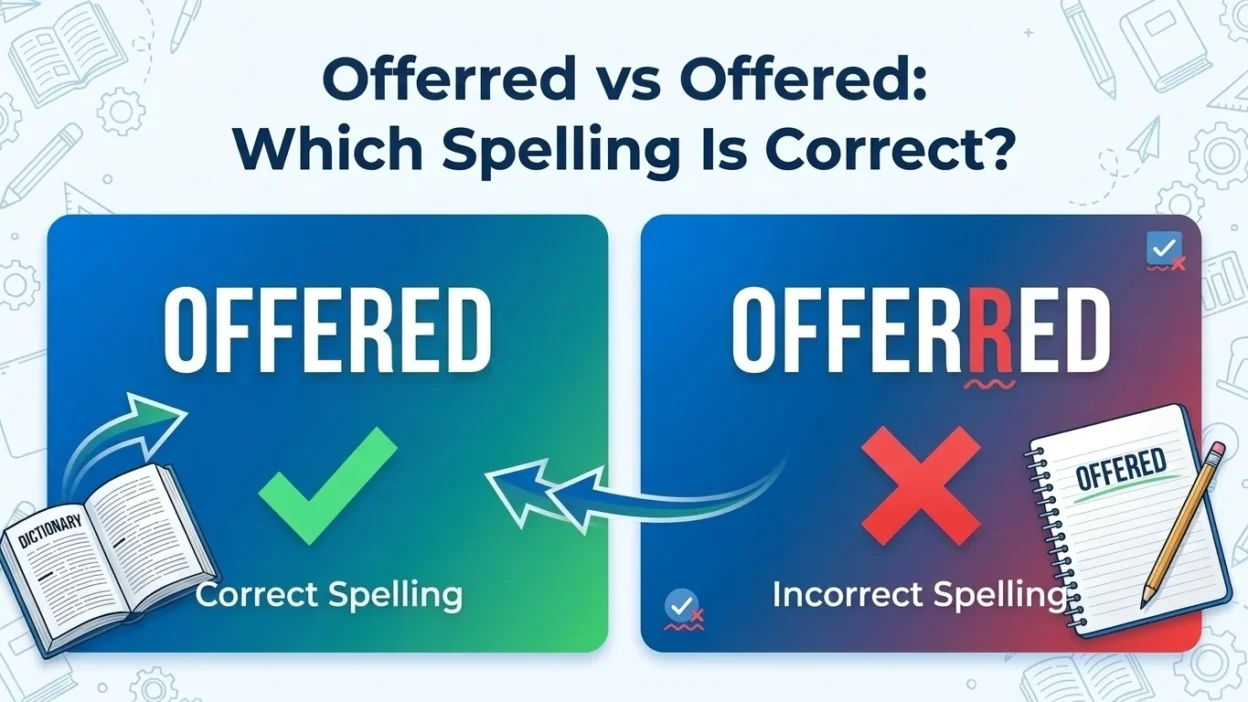 offerred vs offered