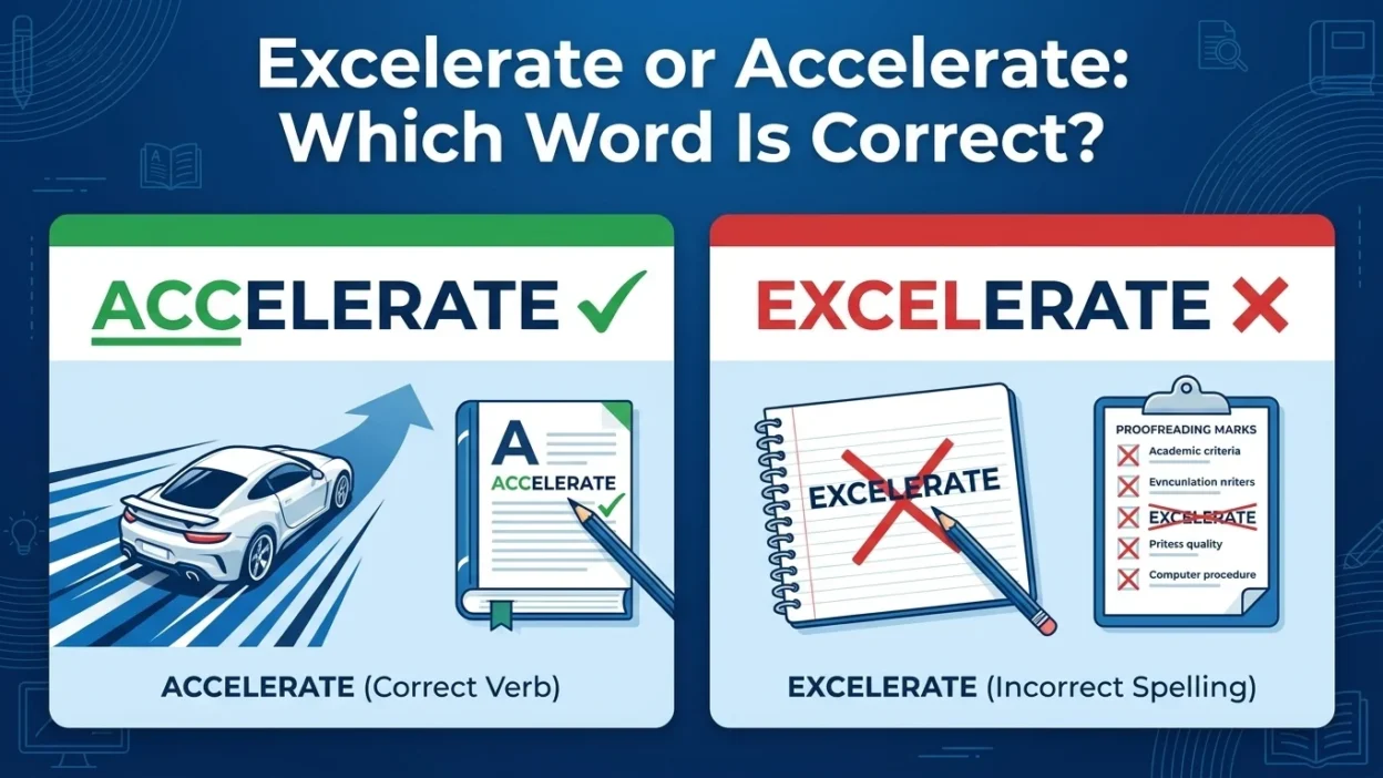 excelerate or accelerate