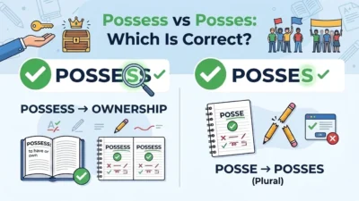 possess vs posses