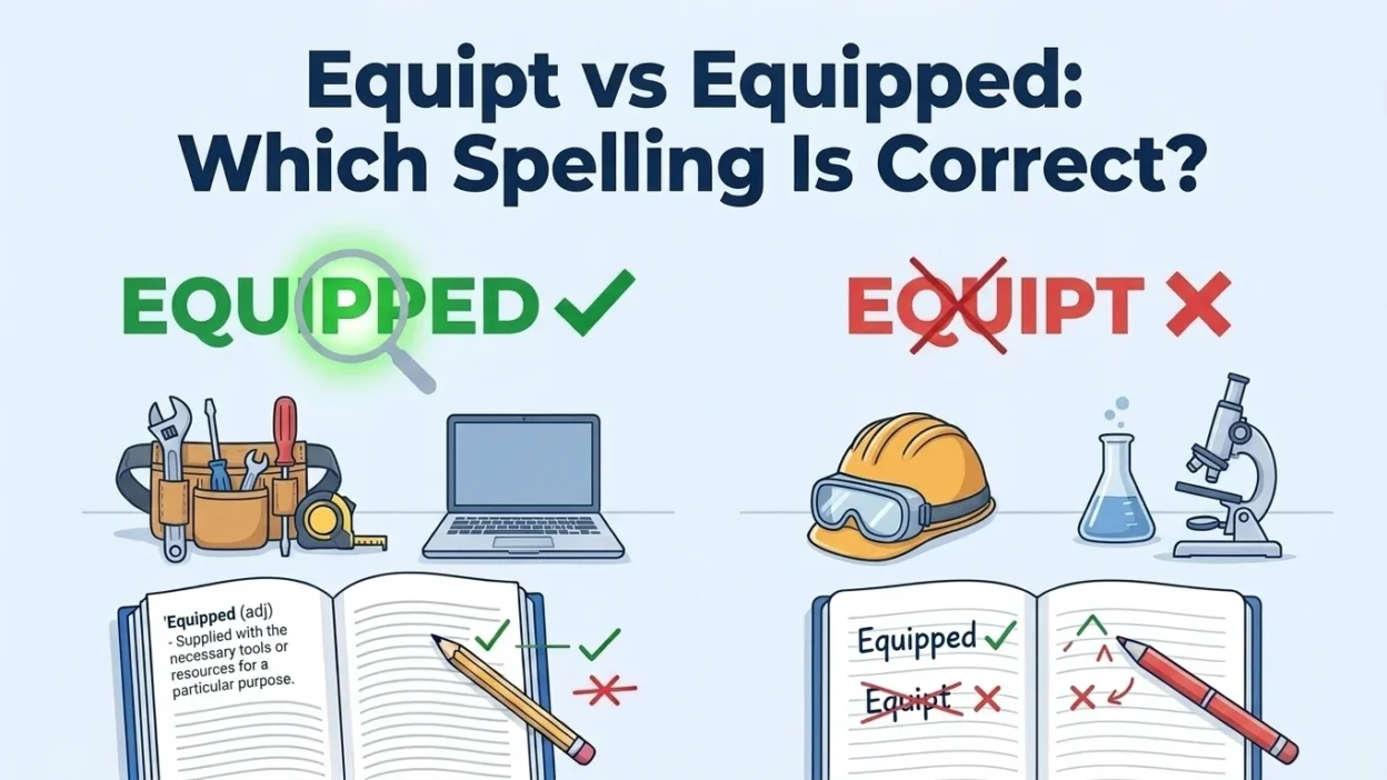 equipt vs equipped