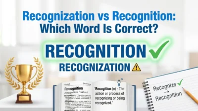 recognization vs recognition