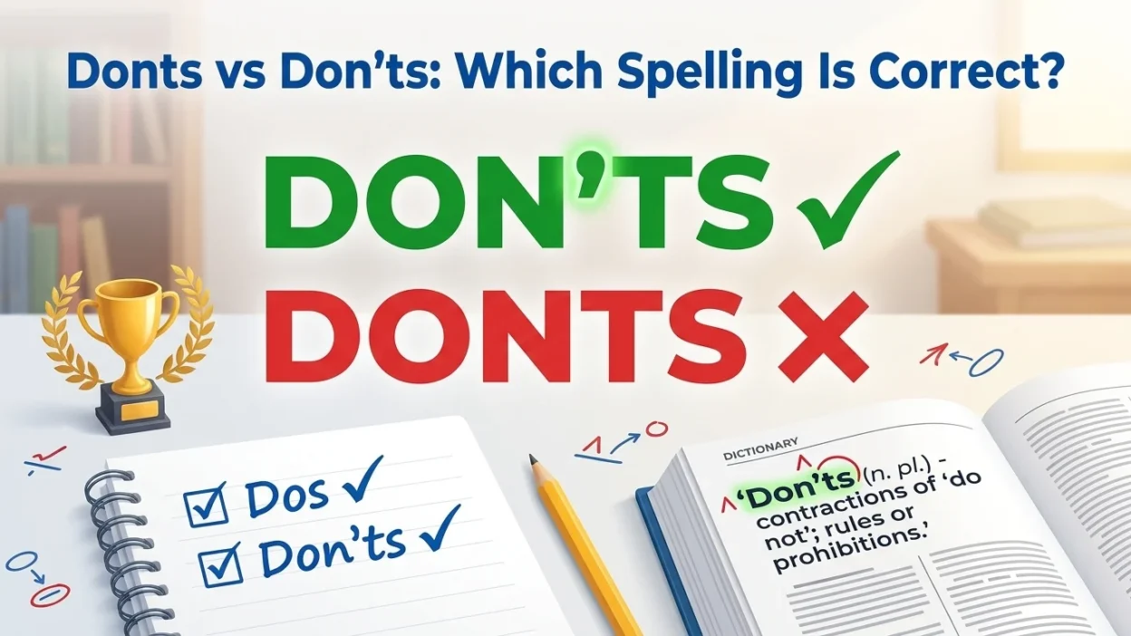 donts or don’ts