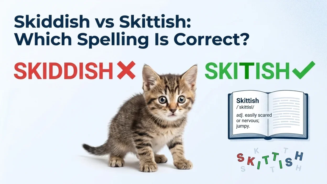 skiddish vs skittish