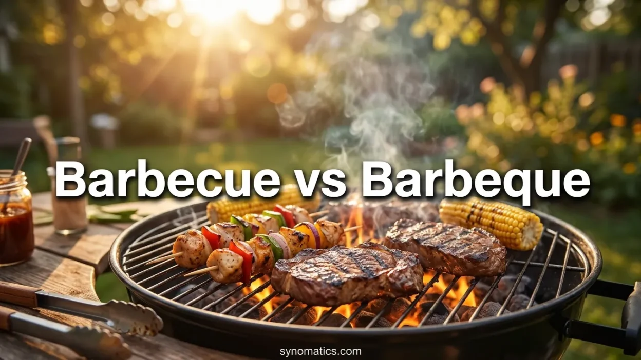 Barbecue vs Barbeque