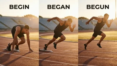 Begun vs Began vs Begin