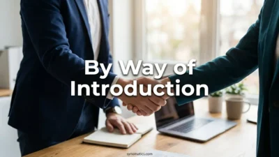 By Way of Introduction
