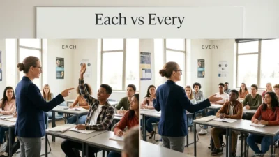Each vs Every