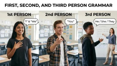 First, Second, and Third Person Grammar