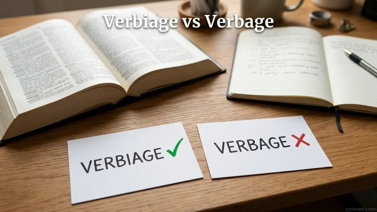 Verbiage vs Verbage